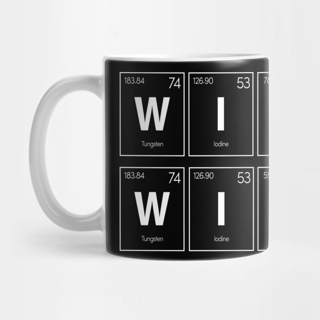 Wise Wife (W, I, Se, Fe) periodic table of elements by RusticVintager